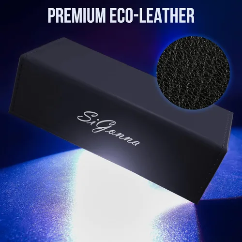 Vista 4 de SIGONNA Glasses Case for Eyeglasses - Eye Glass Cases for Women Men - Sunglass Case