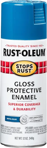 Vista 111 de Rust-Oleum 7776830 - Pintura en aerosol para prevención del óxido, 12 onzas, negro plano