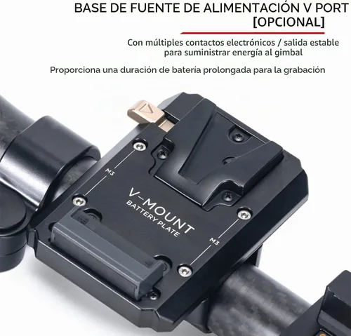 Vista 2 de Tilta Agarre de anillo avanzado compatible con DJI RS2, RS3 Pro, RS4, RS4 Pro, RS5 Enfoque inalámbrico y control de cardán Soporte multipotencia