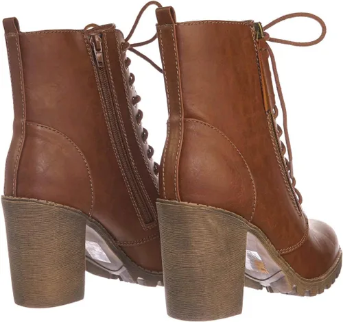 Vista 4 de Soda Malia - Botas de combate para mujer