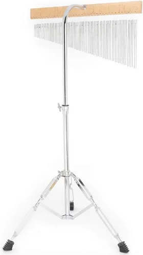Vista 3 de LOMENTICS36-Tone Bar Timbres de barra de una hilera de viento de percusión musical plateada con soporte de montaje