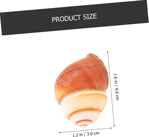 Vista 3 de Zerodeko Conchas de caracol para hornear Escargot, 5 unidades de conchas de cocina naturales gruesas