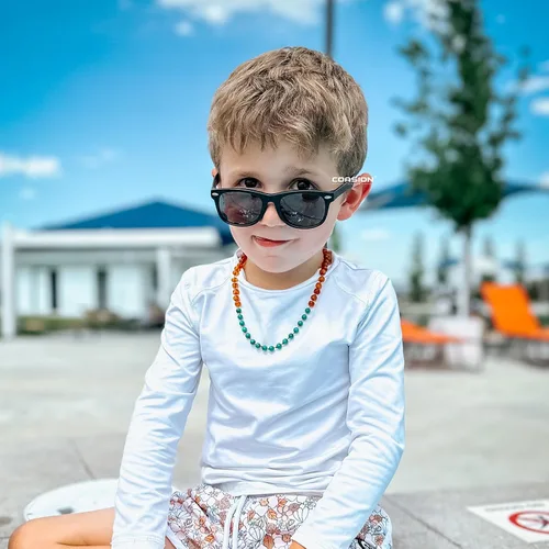 Vista 72 de Lentes de sol polarizados de goma elastómero termoplástico (TPEE) flexible, para niñas y niños de 3 a 9 años