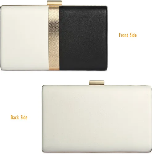 Vista 2 de CARIEDO Bolso de noche para mujer, bolso de noche, bolso cruzado para boda, novia, para cóctel, fiesta, baile de graduación