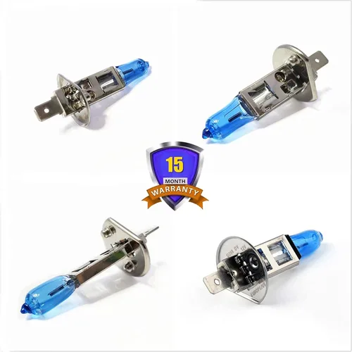 Vista 6 de Foco halógeno H1 para faros delanteros/Luces antiniebla 12V 55W Blanco 5000K 64150 12258 Focos para faros delanteros Super brillantes