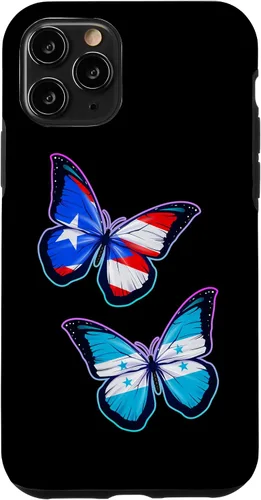 Vista 29 de Honduras Puerto Rico bicultural Roots. Butterfly Version Case for iPhone 17