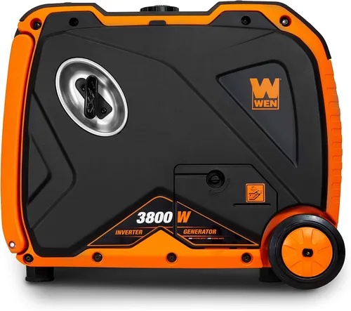 Vista 6 de WEN Generador inversor portátil súper silencioso de 3800 vatios listo para RV con apagado de combustible y arranque eléctrico (56380i)