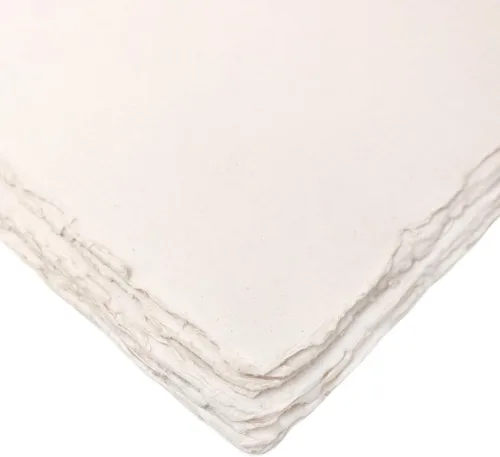 Vista 2 de Artway Indigo - Papel de trapo de algodón A5, 100% algodón, hecho a mano, textura suave de 8.82 oz/m², A5 (40 hojas)