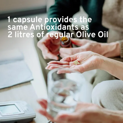 Vista 7 de Cápsulas de extracto de hoja de olivo orgánico Olivie Force/Rich Suplemento de polifenol antioxidante para adultos Suplemento de apoyo