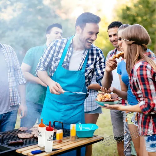 Vista 7 de Kit de accesorios para parrilla BBQ - Juego de 20 herramientas de barbacoa de acero inoxidable para Blackstone con espátula de parrilla, cubierta