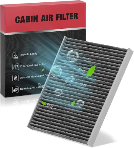 Vista 10 de BDFHYK 2 filtros de aire de cabina CF10136 con carbón activado compatibles con Chevy Uplander 2005-2009, Venture 2001-2005, compatibles con Buick