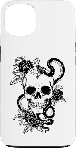 Vista 7 de Gothic Flower Skull Snake Roses Case for iPhone 16