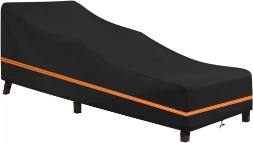 Vista 10 de Waterproof Garden Sunbed Cover,Heavy Duty 600D Oxford Fabric Windproof Outdoor Sun Lounger Covers Anti-UV Patio Sunbed Lounger