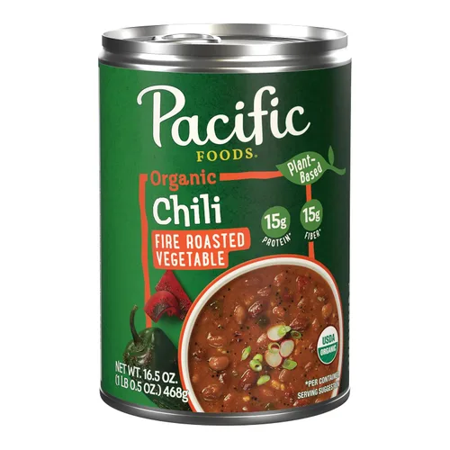 Vista 11 de Pacific Foods Sopa orgánica de pollo y chile verde con arroz y frijoles, lata de 16.3 onzas (paquete de 12)
