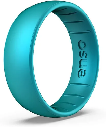 Vista 14 de Enso Rings - Anillo de silicona Classic Elements Fabricado en los Estados Unidos Cómodo, transpirable y seguro