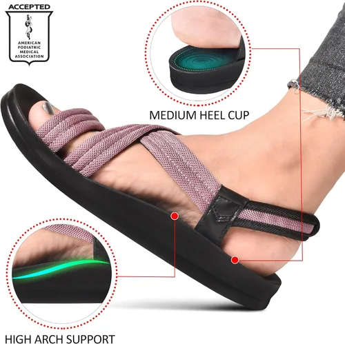 Vista 3 de AEROTHOTIC Sandalias Hadal con soporte de arco para mujer