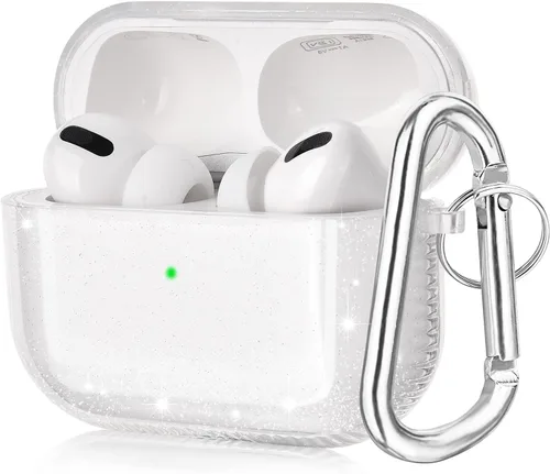 Vista 12 de KOREDA Funda Protectora Compatible con AirPods Pro y AirPods Pro 2 Estuche, Funda Protectora Completa Suave y Transparente a Prueba de Golpes