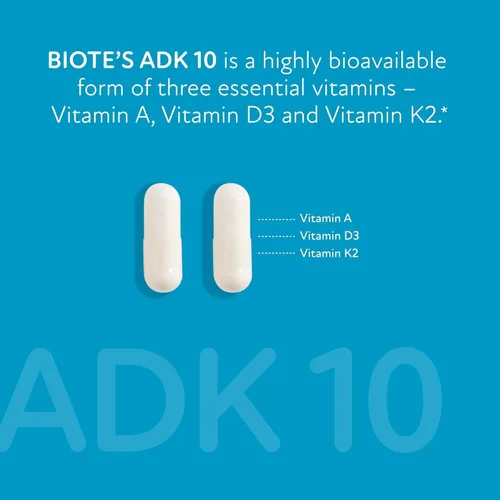 Vista 9 de Biote Nutraceuticals - ADK 10 - Inmunidad + Cardiovascular (90 Cápsulas)