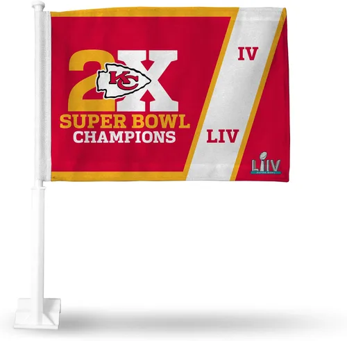 Vista 47 de Rico Industries NFL - Bandera de coche de doble cara, accesorio para coche