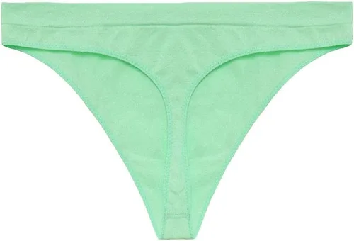 Vista 23 de Tangas francesas de cintura alta bragas de alta elasticidad sin costuras tangas Paquete de 3 Rojo