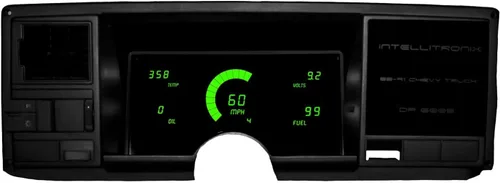 Vista 4 de Intellitronix Panel de tablero digital LED compatible con Chevy Truck 1988-1991 DP6005B (azul)