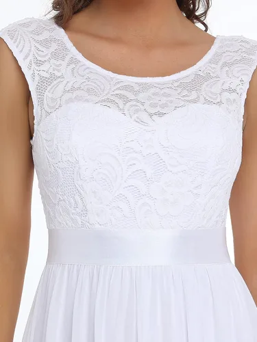 Vista 5 de Ever-Pretty Vestidos de dama de honor con cintura imperio fruncido para mujer 0646