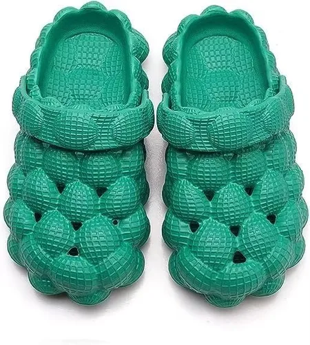 Vista 4 de LEPHYON Sandalias de burbujas para niños Zapatos de pelota de golf Zuecos Gargen para niñas Pantuflas divertidas para niños, cómodas