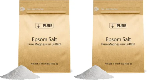 Vista 7 de Pure Original Ingredients Sal de Epsom Sulfato de magnesio puro, solución de remojo (4 onzas)