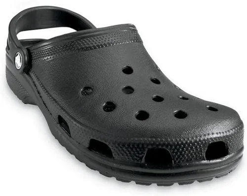Vista 2 de Crocs - Zuecos unisex, color negro, talla 10 de EE. UU. para hombre