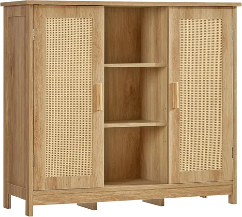 Vista 16 de Iwell 66.9" Tall Bathroom Storage Cabinet with 2 Doors & 1 Drawer