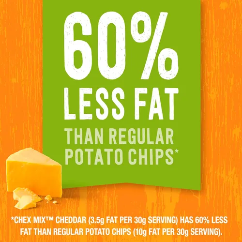 Vista 2 de Simply Chex Snack Mix, Cheddar, 0.92 onzas (paquete de 60)