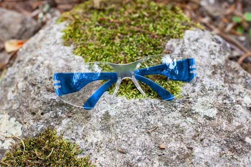 Vista 8 de SAFE HANDLER Lentes de seguridad protectoras para niños, lentes resistentes a impactos y balísticas, patillas de color de lente de policarbonato