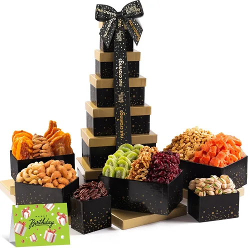 Vista 23 de NUT CRAVINGS - Cesta de regalo de frutas secas y nueces mixtas