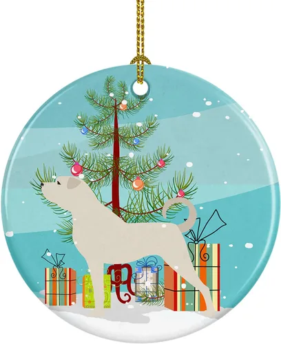 Vista 11 de Caroline's Treasures Cavalier King Charles Spaniel - Adorno de cerámica para árbol de Navidad, decoración colgante para el hogar, Navidad, fiestas