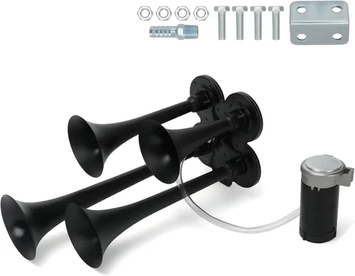 Vista 9 de PTNHZ Bomba de Tanque de Compresor de Aire DC 12V MAX 150PSI con Tanque de 3 Litros 0.8 Galones Para Tren, Camión, Barco, Camioneta, Autocaravana.