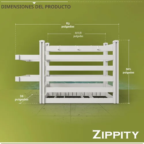 Vista 5 de ZP19061 - Organizador independiente de almacenamiento de flotador de piscina Zippity de 3.1 pies de alto x 5.3 pies de ancho x 3 pies de largo