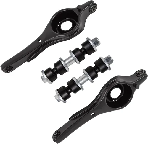 Vista 215 de Detroit Axle - 4 piezas de brazos de control traseros para Ford C-Max, Focus, Mazda 3 5, Volvo C30, C70, S40, V50, 4 brazos de control superiores e
