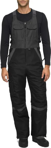 Vista 5 de Arctix Overol con Peto Balístico Tundra para Hombre con Visibilidad Añadida A6 Camo Negro