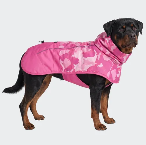 Vista 42 de Spark Paws - Chaqueta impermeable para perros, resistente al viento, para perros pequeños, medianos, grandes y extragrandes, traje reflectante