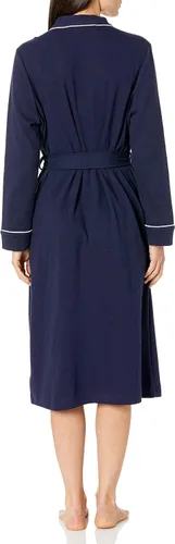 Vista 2 de Tienda Essentials Bata ligera de punto gofre de longitud completa para mujer (disponible en tallas extragrandes)