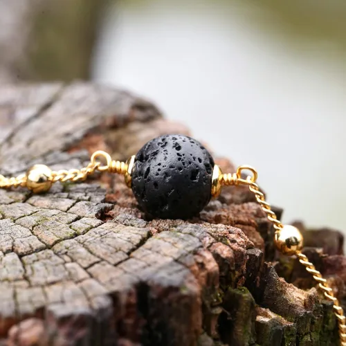 Vista 6 de Aobei Pearl - Gargantilla de oro de 18 quilates con cadena de clip, cadena de bolas y dijes perlas barrocas biwa para mujeres