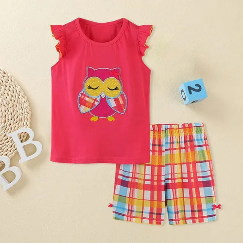 Vista 2 de TBUIALL Pijama de 12 meses para niña, leggings morados de forro polar para bebé, trajes para niña de 4 años, girasoles y San Valentín