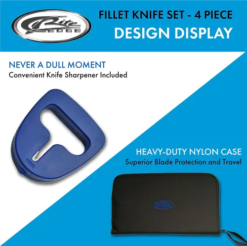 Vista 4 de SZCO Supplies Rite Edge - Juego de cuchillos de filete (4 piezas)