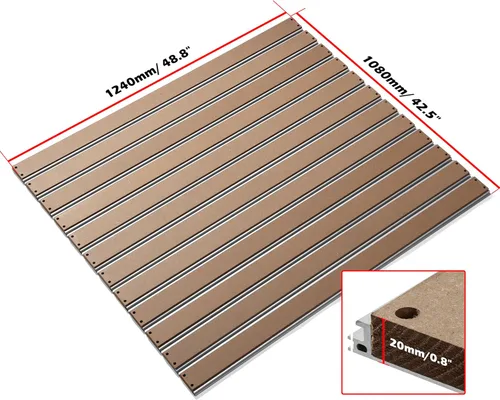 Vista 2 de Genmitsu 1010 Aluminio y MDF Tabla de Spoilboard Híbrida para CNC Router Machine PROVerXL 4030 a 1010 XY-Axis Kit de extensión