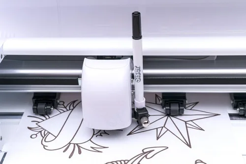 Vista 8 de Siser Juliet Essential Bundle - Máquina de corte profesional de alta definición de 12 pulgadas para vinilo, papel y más, compatible con WiFi