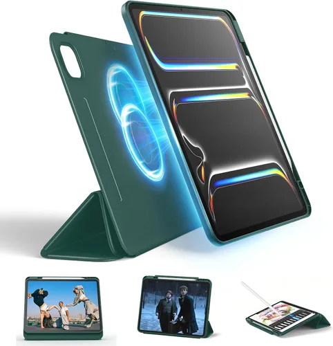 Vista 22 de SPARIN - Funda para iPad mini 7 A17 Pro 2024/iPad Mini 6 2021 de 8.3 pulgadas Negro