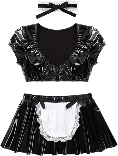 Vista 5 de MSemis - Conjunto de mini falda, para mujer