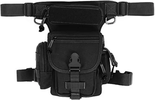 Vista 2 de Militar táctico gota pierna bolsa herramienta Fanny muslo paquetes para motocicleta al aire libre bicicleta ciclismo traivel