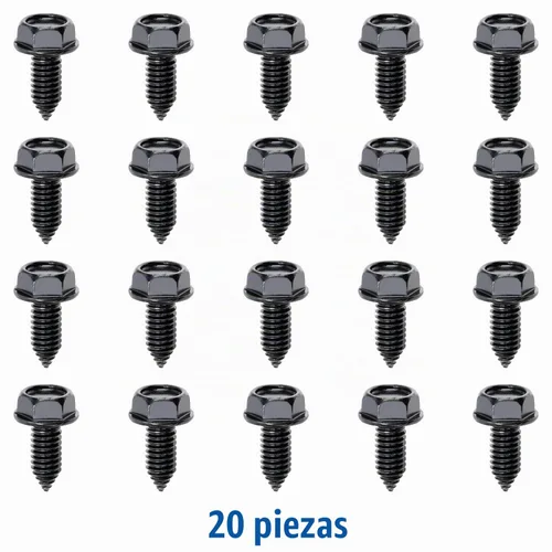 Vista 3 de 20 tornillos de cabeza hexagonal M7.8-1.3X20mm (5/16"-18 x 13/16") para GM 3960314
