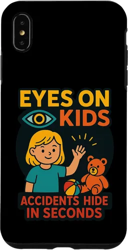 Vista 11 de Eyes on Kids Child Safety Gift for Moms, Granny, Grandad Case for iPhone 16